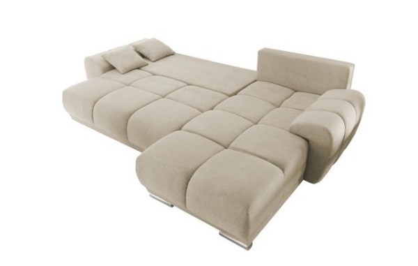 ED EXCITING DESIGN Ecksofa Anton, mit Schlaffunktion, Bettkasten, universell aufbaubar