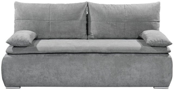 ED EXCITING DESIGN Schlafsofa Jana, mit Bettfunktion und Bettkasten, sowie Rücken- und Armlehnkissen