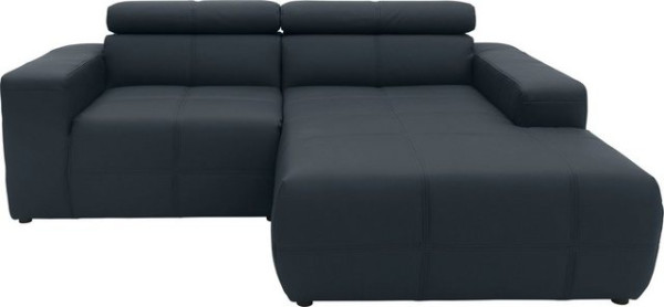 DOMO collection Ecksofa Brandon kleine Ausführung B/T/H: 214/100/80 cm, Mit Kopfteilverstellung, auc