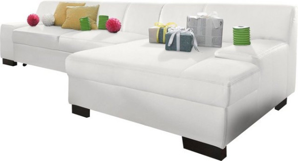 DOMO collection Ecksofa Norma, wahlweise mit Bettfunktion