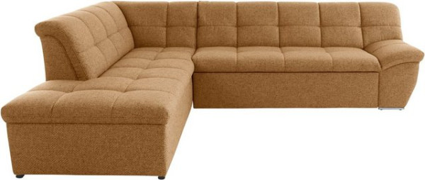 DOMO collection Ecksofa Lagoa, wahlweise mit Bettfunktion, frei im Raum stellbar, große Farbvielfalt