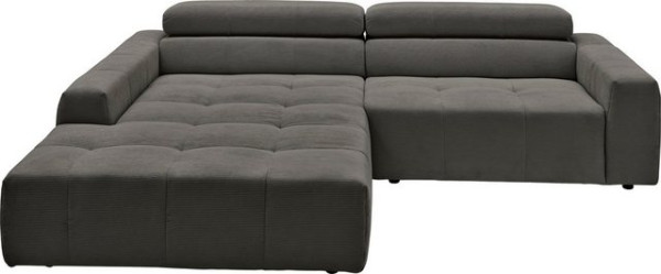 3C Candy Ecksofa Denver auch mit Cord- und Easy care-Bezug, Kopfteilverstellung, wahlweise. mit moto