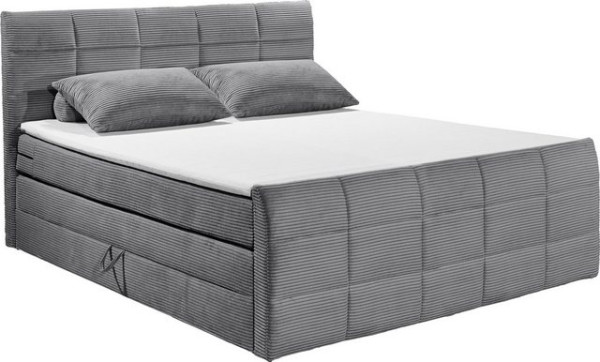 ED EXCITING DESIGN Boxspringbett Bolivia, harte Seite mit Kokosmatte, weiche Seite mit Filzabdeckung