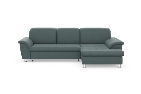 DOMO collection Ecksofa Franzi Steppung im Sitzbereich B7T/H: 278/162/80 cm, Schlafsofa, wahlweise m