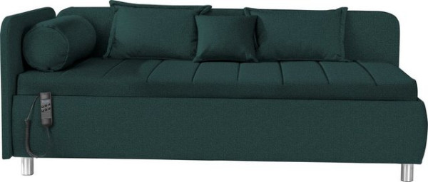 ADA trendline Schlafsofa Kiana, Liegefläche 90/200 cm oder 100/200 cm, Bettkasten, Zierkissen-Set