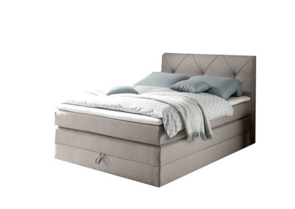 ED EXCITING DESIGN Boxspringliege (Calgary 1 schlamm 120 cm)