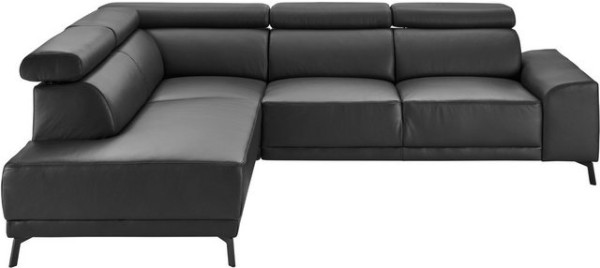 3C Candy Ecksofa Greve B/T/H: 249/209/79 cm, wahlweise mit motorischem Sitzvorzug, manuelle Kopfteil