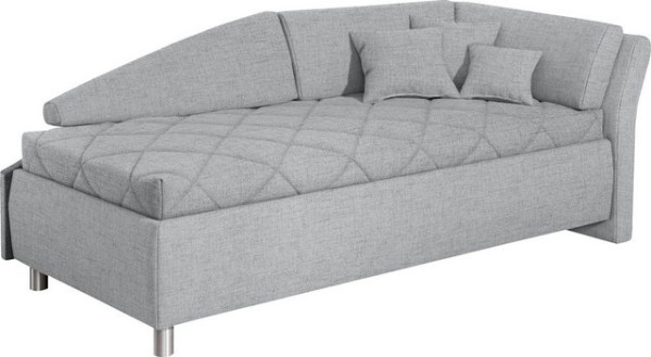 ADA trendline Schlafsofa Lindsay, Bettkasten, Zierkissen-Set aus: 2 Stk. 40x40cm, 1 Stk. 30x30cm