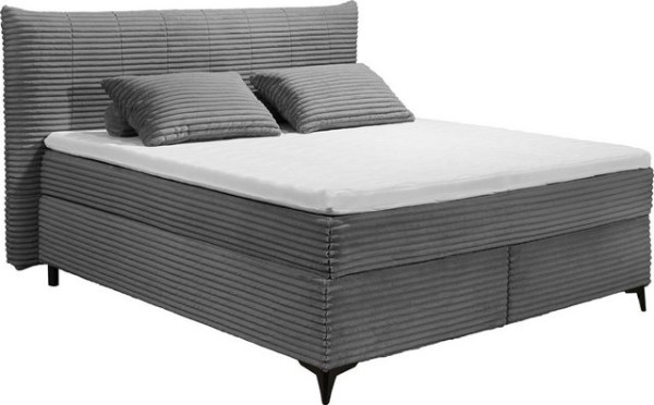 ED EXCITING DESIGN Boxspringbett Seattle, harte Seite mit Kokosmatte, weiche Seite mit Filzabdeckung