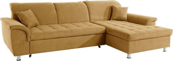 DOMO collection Ecksofa Franzi, wahlweise mit Kopfteilverstellung (dann Tiefe: 170 cm)