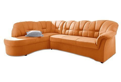 DOMO collection Ecksofa Papenburg, mit Ottomane, wahlweise mit Bettfunktion