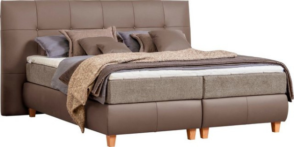 ADA trendline Boxspringbett Luella, ADA trendline Boxspringbett, inkl. Matratze und Viscoschaum-Topp