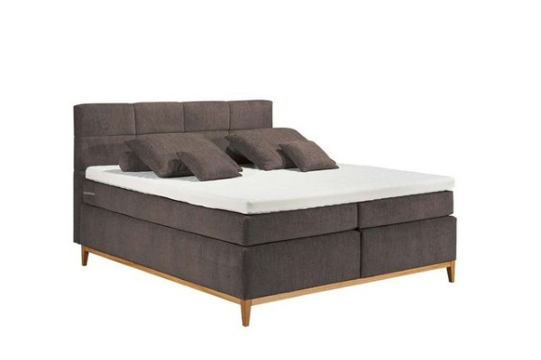 ED EXCITING DESIGN Boxspringliege (160 x 200 cm, Esberg), Braun