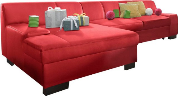 DOMO collection Ecksofa Norma, wahlweise mit Bettfunktion