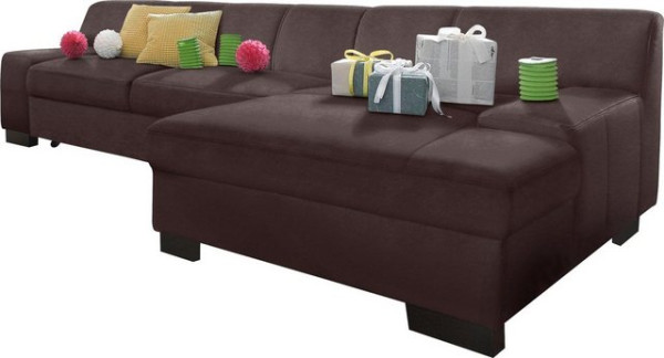 DOMO collection Ecksofa Norma, wahlweise mit Bettfunktion