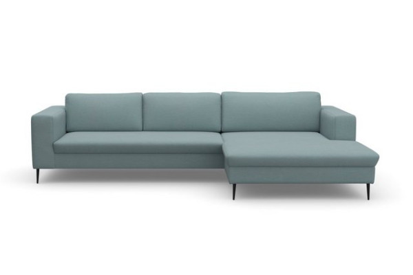 DOMO collection Ecksofa Modica, moderne Optik mit großzügiger Recamière, auch in Cord