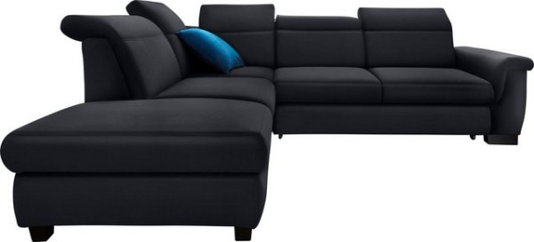 DOMO collection Ecksofa Sully, wahlweise mit Bettfunktion und Kopf- bzw. Rückenverstellung