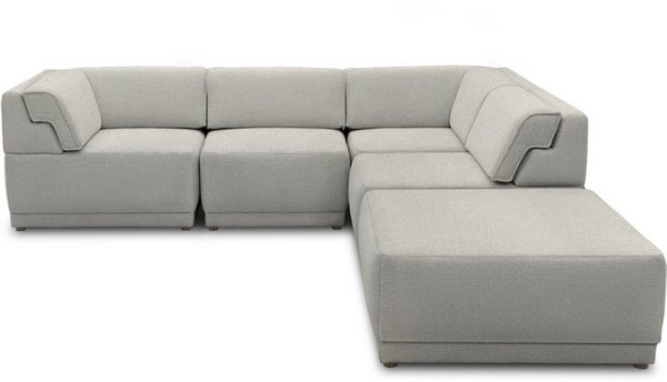 DOMO collection Loungesofa 800007, Set, Rückenkissen aufstellbar, unendlich erweiterbar