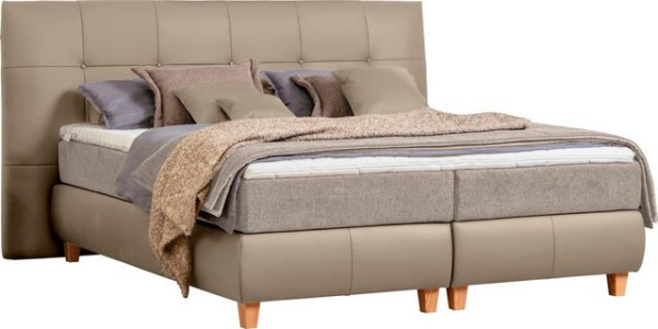 ADA trendline Boxspringbett Luella, ADA trendline Boxspringbett, inkl. Matratze und Viscoschaum-Topp