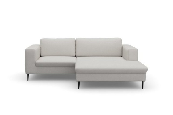 DOMO collection Ecksofa Modica, moderne Optik mit großzügiger Recamière, auch in Cord