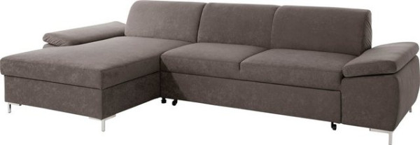 DOMO collection Ecksofa Santana, wahlweise mit Bettfunktion