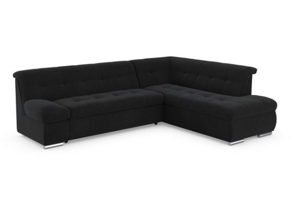 DOMO collection Ecksofa Mona, wahlweise mit Bett- und Armlehnfunktion