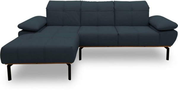 DOMO collection Ecksofa 100010, wahlweise mit Kranz