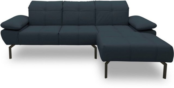 DOMO collection Ecksofa 100010, wahlweise mit Kranz