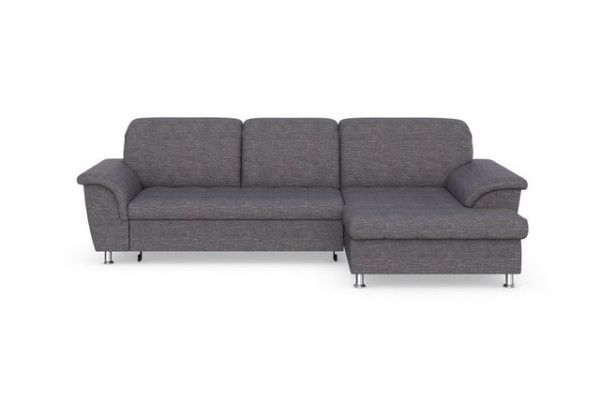 DOMO collection Ecksofa Franzi Steppung im Sitzbereich B7T/H: 278/162/80 cm, Schlafsofa, wahlweise m