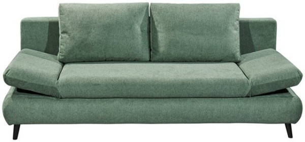 ED EXCITING DESIGN Schlafsofa Sunny, mit Bettfunktion, Armteilverstellung, Bettkasten sowie Rückenki