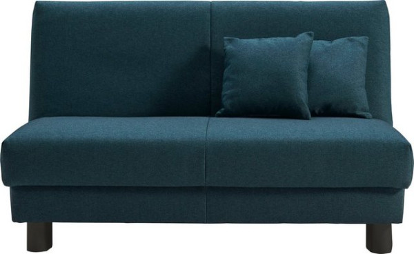 ell + ell Schlafsofa Enny, Liegefläche Breite 120 oder 140 cm, Liegehöhe 40 cm, Füße schwarz