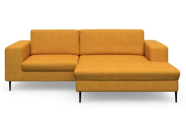 DOMO collection Ecksofa Modica, moderne Optik mit großzügiger Recamière, auch in Cord