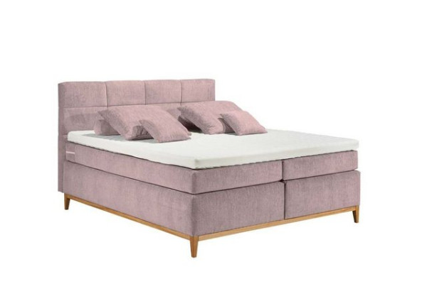 ED EXCITING DESIGN Boxspringliege (180 x 200 cm, Esberg), Rosa