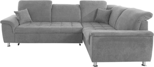 DOMO collection Ecksofa Franzi, wahlweise mit Kopfteilverstellung (dann Breite: 275 cm)