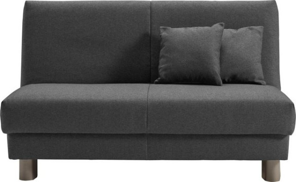 ell + ell Schlafsofa Enny, Liegefläche Breite 120 oder 140 cm, Liegehöhe 40 cm, Füße alufarben