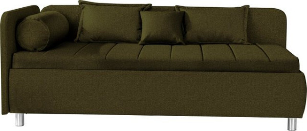 ADA trendline Schlafsofa Kiana, mit Bettkasten und Zierkissen, Liegefläche 90/200 cm oder 100/200 cm