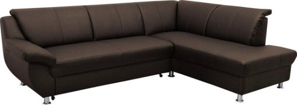 DOMO collection Ecksofa Pilar, mit Ottomane, wahlweise mit Bettfunktion