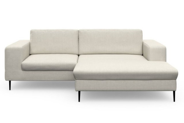 DOMO collection Ecksofa Modica, moderne Optik mit großzügiger Recamière, auch in Cord