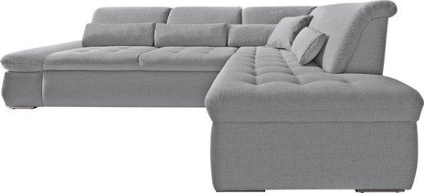 DOMO collection Ecksofa Aldo, mit Ottomane, wahlweise mit Bettfunktion