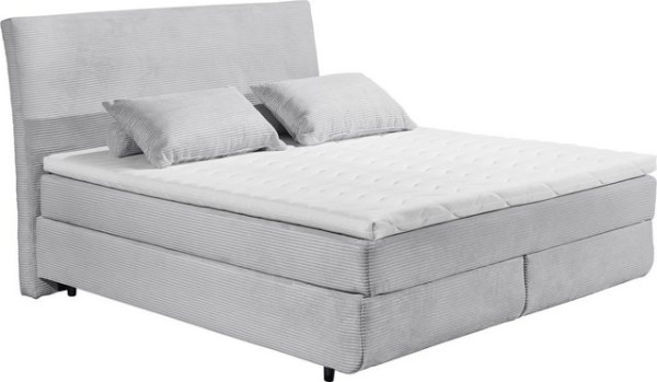 ED EXCITING DESIGN Boxspringbett Marbella, Duo-Matratze- harte Kokosmatte, weiche Filzabdeckung, Mat