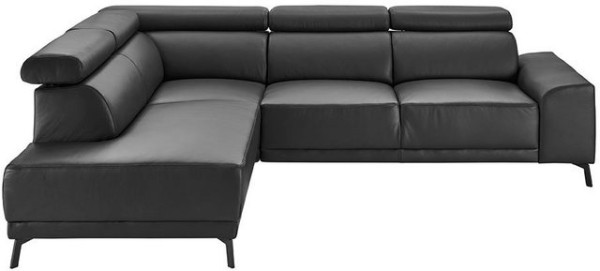 3C Candy Ecksofa Greve B/T/H: 249/209/79 cm, wahlweise mit motorischem Sitzvorzug, manuelle Kopfteil