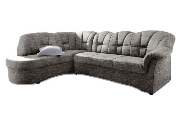 DOMO collection Ecksofa Papenburg, mit Ottomane, wahlweise mit Bettfunktion