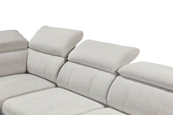 ED EXCITING DESIGN Ecksofa Albany, mit Schlaffunktion, Bettkasten, verstellbare Kopflehnen