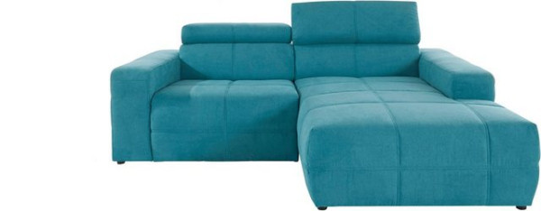 DOMO collection Ecksofa Brandon kleine Ausführung B/T/H: 214/100/80 cm, Mit Kopfteilverstellung, auc