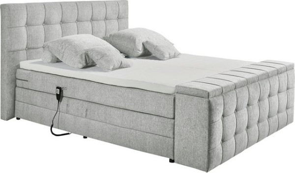 ED EXCITING DESIGN Boxspringbett Managua (6-St), Motor, harte Seite mit Kokosmatte, weiche Seite mit