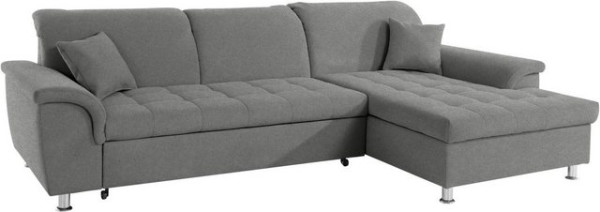 DOMO collection Ecksofa Franzi, wahlweise mit Kopfteilverstellung (dann Tiefe: 170 cm)