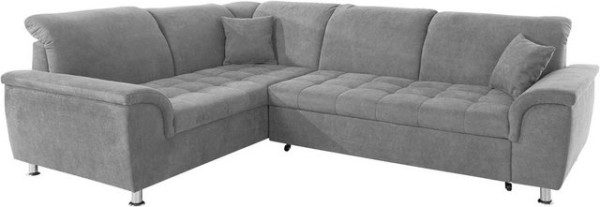 DOMO collection Ecksofa Franzi, wahlweise mit Kopfteilverstellung (dann Breite: 275 cm)