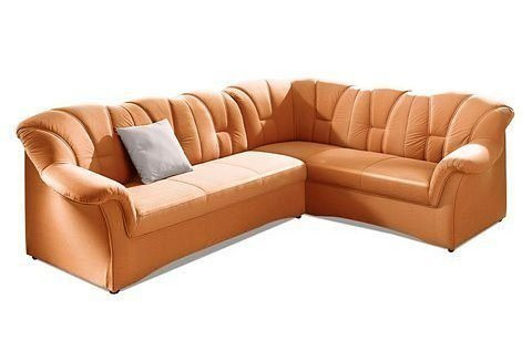 DOMO collection Ecksofa Papenburg B/T/H: 242/190/84 cm, wahlweise mit Bettfunktion, Langer Schenkel