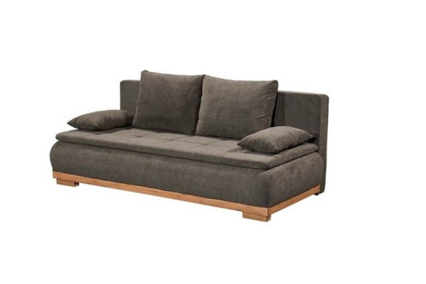 ED EXCITING DESIGN Schlafsofa, Mila Schlafsofa Schlafcouch Polstergarnitur 207x162 cm Grau