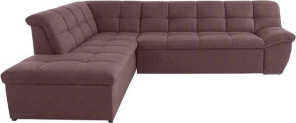 DOMO collection Ecksofa Lagoa, wahlweise mit Bettfunktion, frei im Raum stellbar, große Farbvielfalt